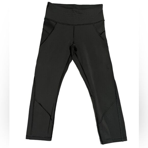 Athleta Pants - Athleta Womens Black Cropped Leggings, Athleisure Yoga Pants, Size Small